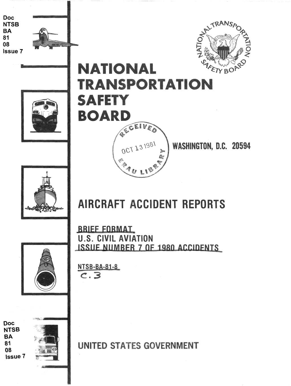 Doc NTSB BA Issue 7 Doc Lssue 7