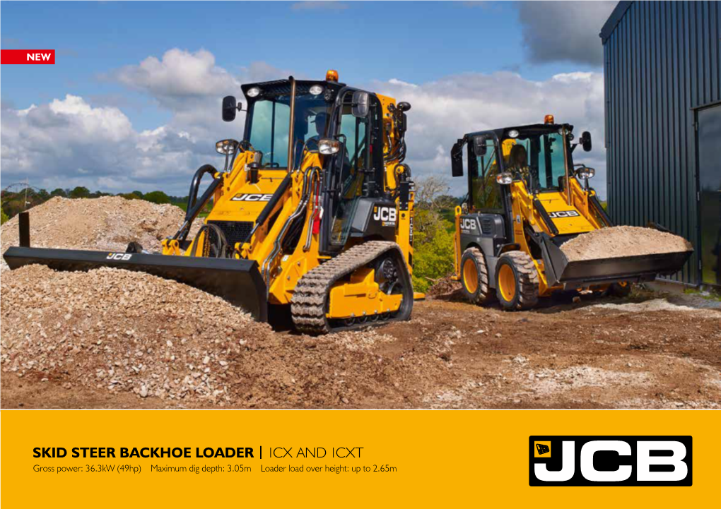 Skid Steer Backhoe Loader | 1Cx and 1Cxt