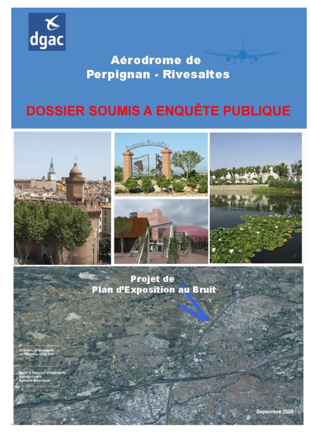 Projet De Plan D'exposition Au Bruit De L'aérodrome De Perpignan