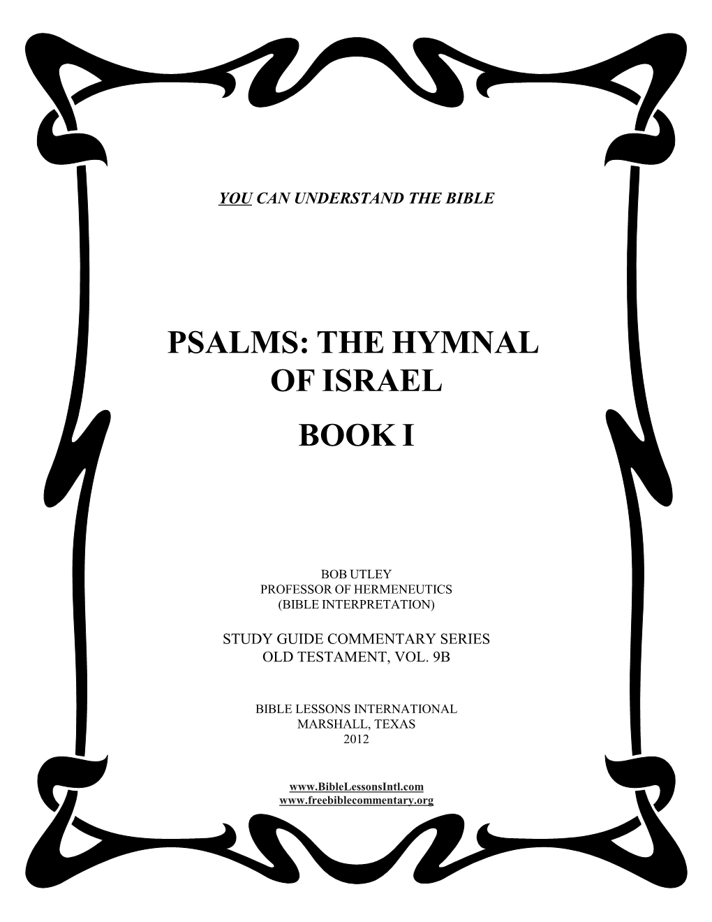 Psalms Commentary