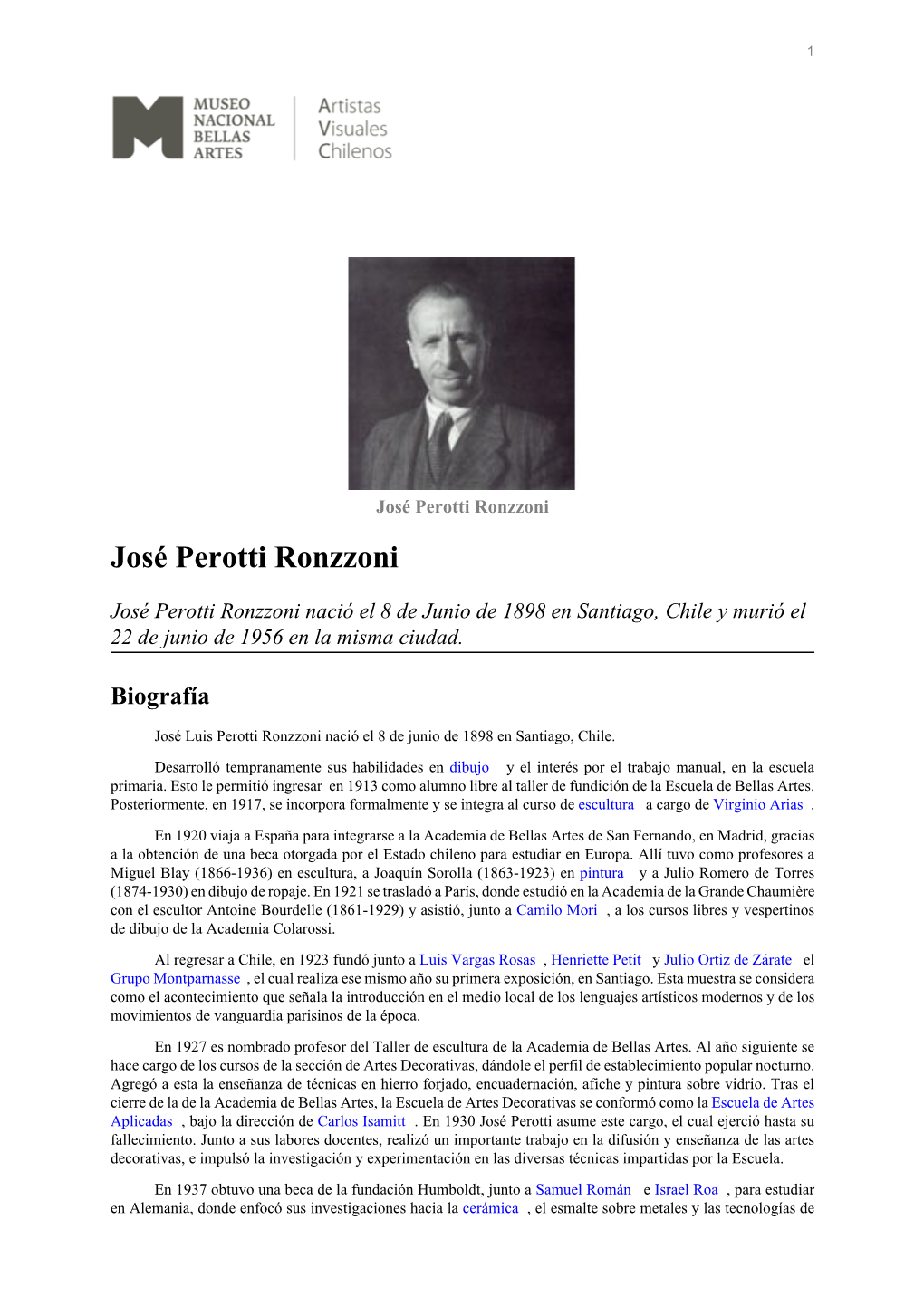 José Perotti Ronzzoni José Perotti Ronzzoni