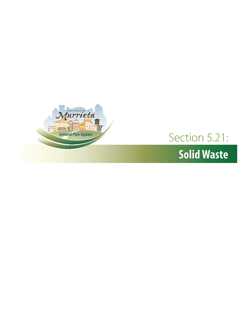 Section 5.21: Solid Waste