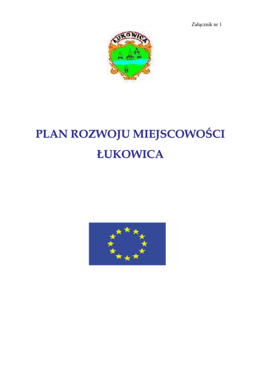 Plan Rozwoju Miejscowości Łukowica