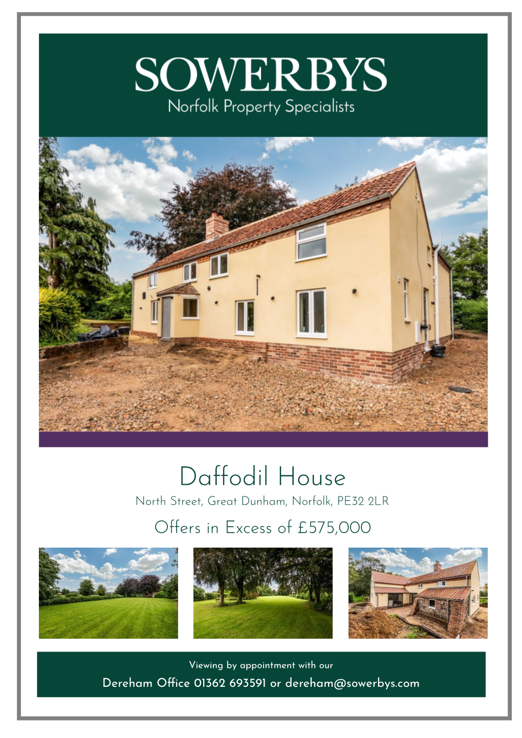 Daffodil House North Street, Great Dunham, Norfolk, PE32 2LR