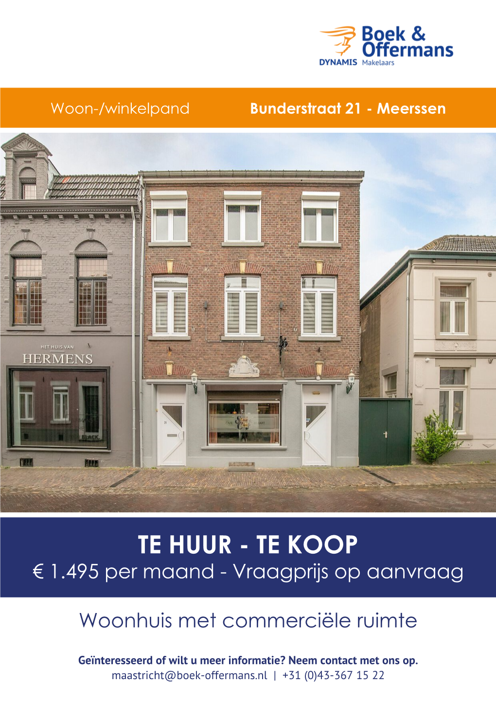 Bunderstraat 21 in Meerssen Voor € 1,- Kk