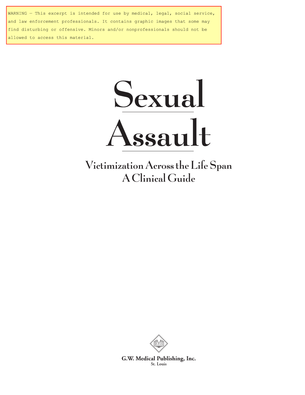 Sexual Assault Cover