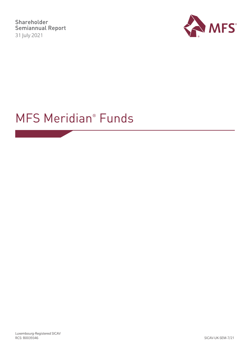 MFS Meridian® Funds