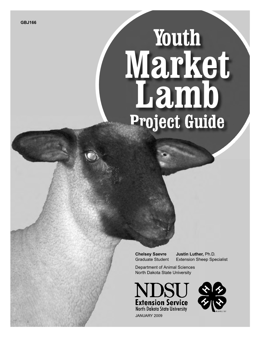 Youth Market Lamb Project Guide