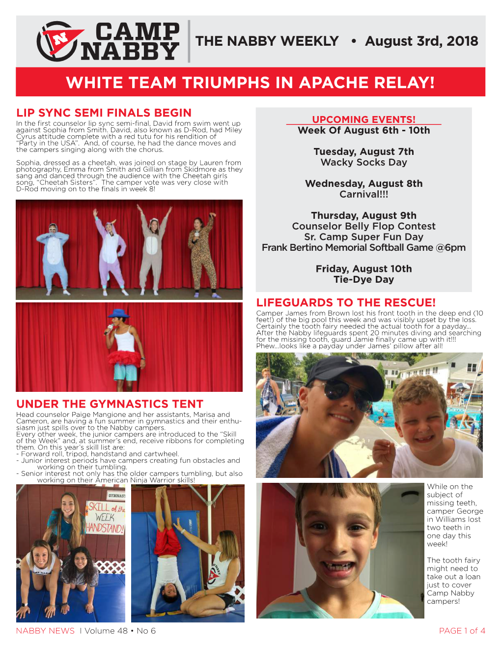 White Team Triumphs in Apache Relay!