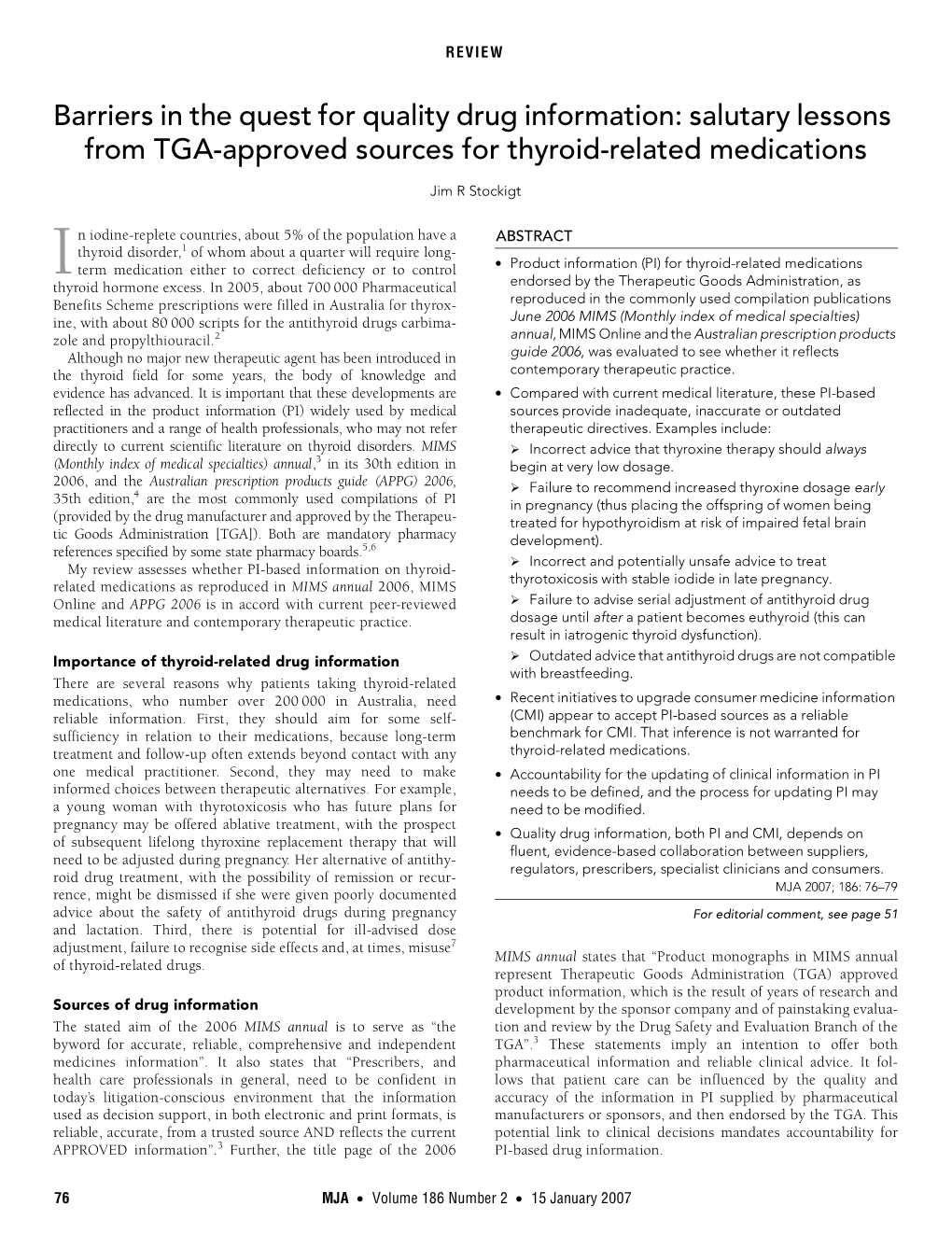 Salutary Lessons from TGA-Approved Sources for Thyroid-Related Medications