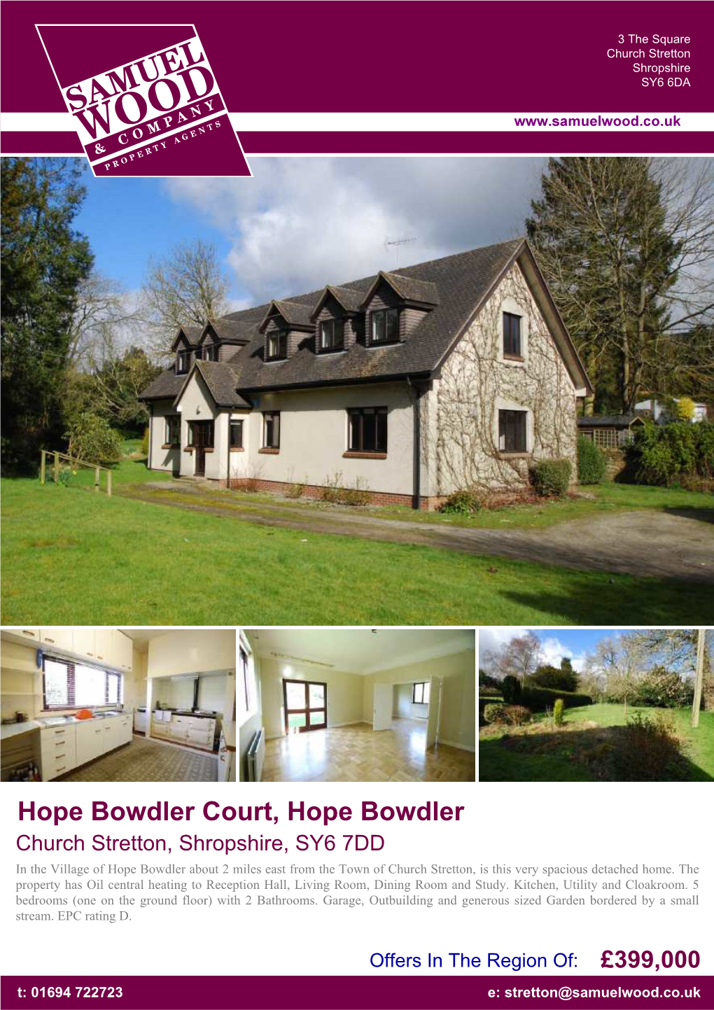 Hope Bowdler Court, Hope Bowdler