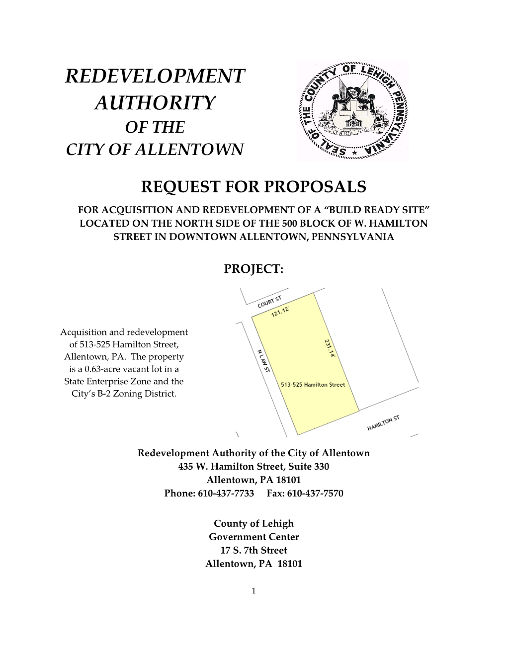 Redevelopment Authority of The