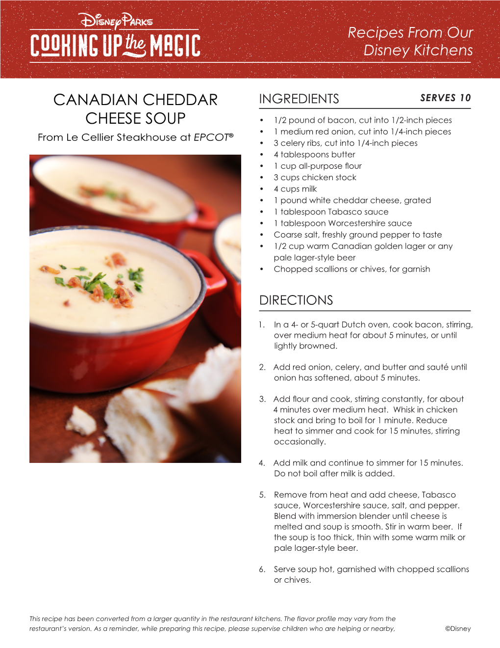 Canadian Cheddar Cheese Soup