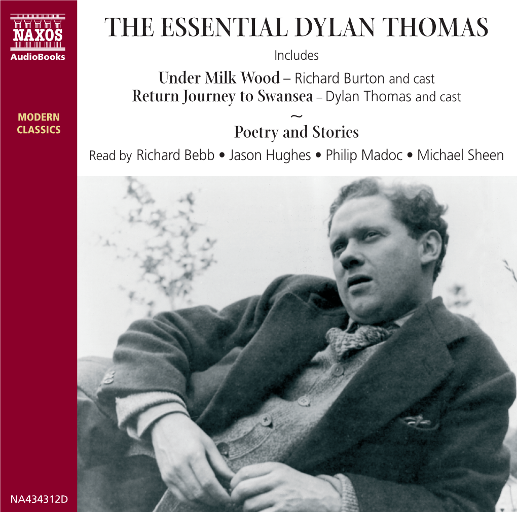 Dylan Thomas CD Booklet