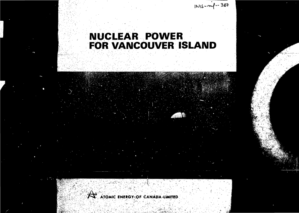 Nuclear Power for Vancouver Island