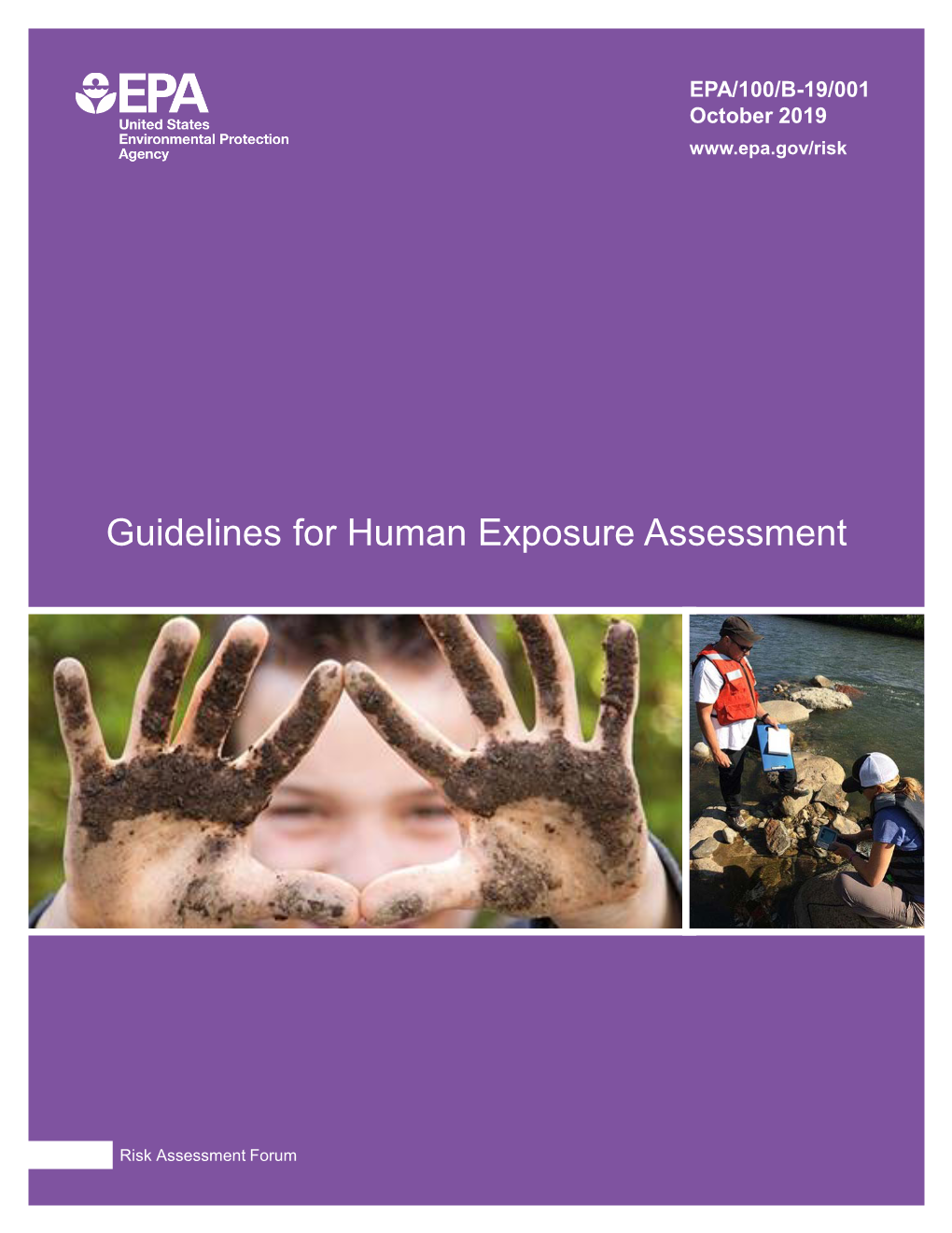 Guidelines for Human Exposure Assessment Risk Assessment Forum
