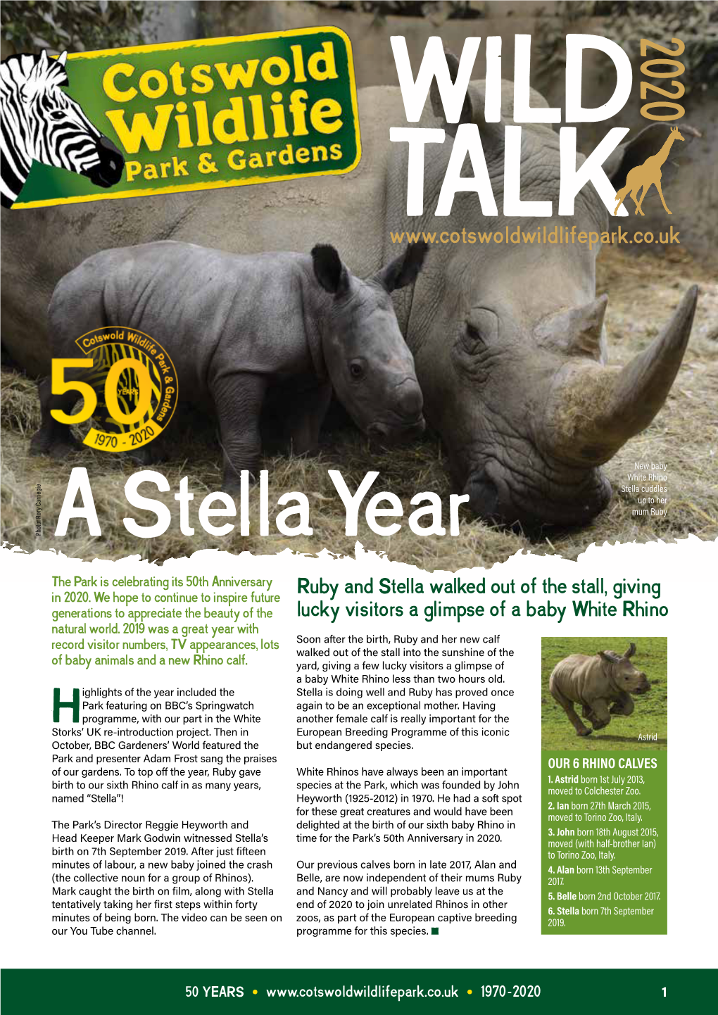 A Stella Year the Park Is Celebrating Its 50Th Anniversary in 2020