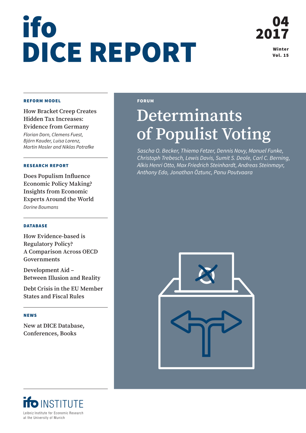 Ifo DICE Report 4/2017