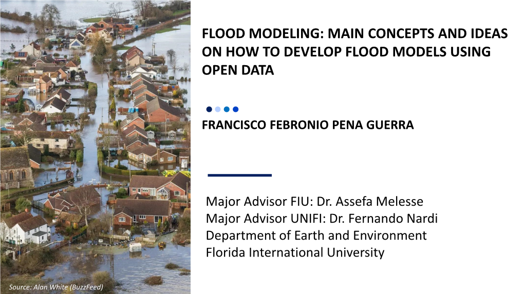 Flood Modeling: Main Concepts and Ideas on How to Develop Flood Models Using Open Data