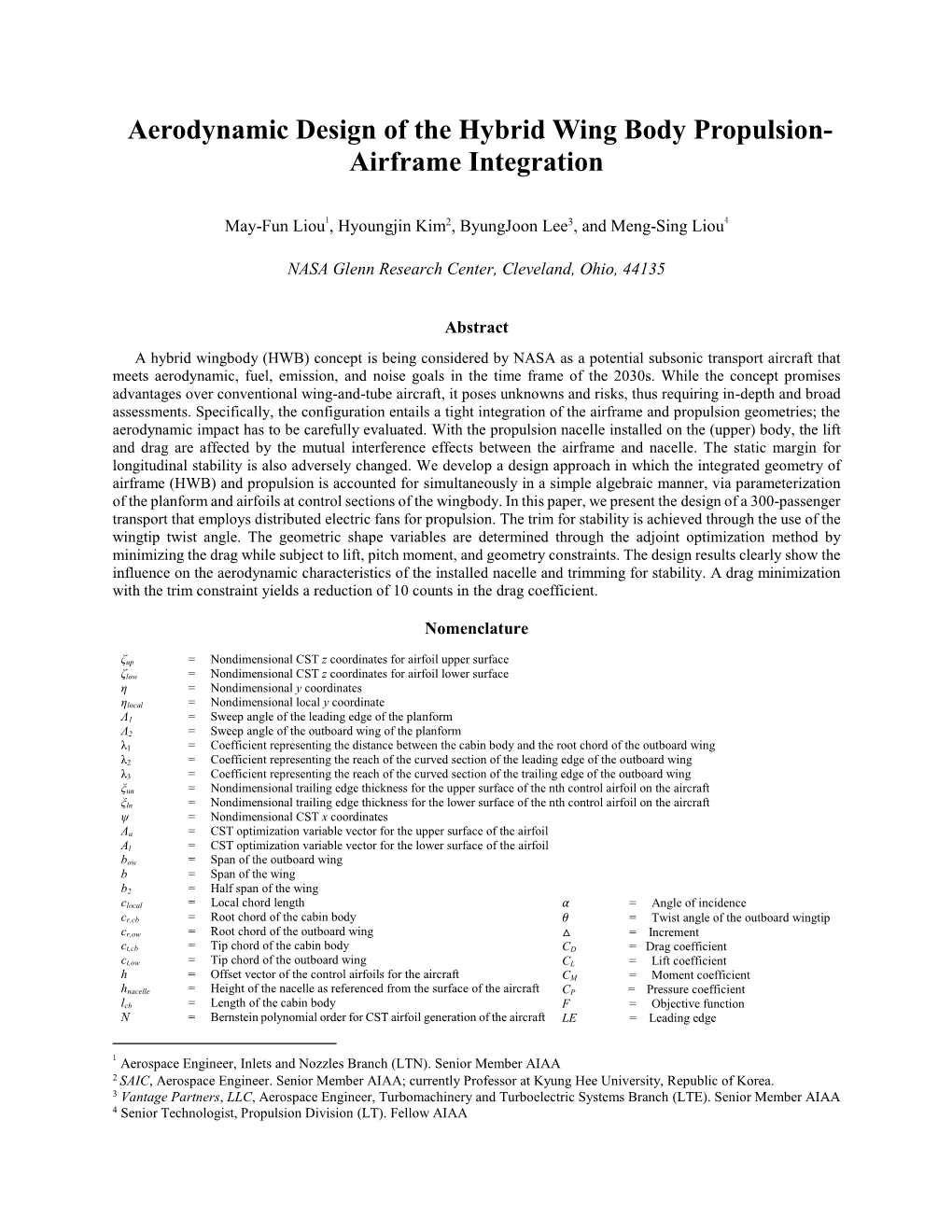 Airframe Integration