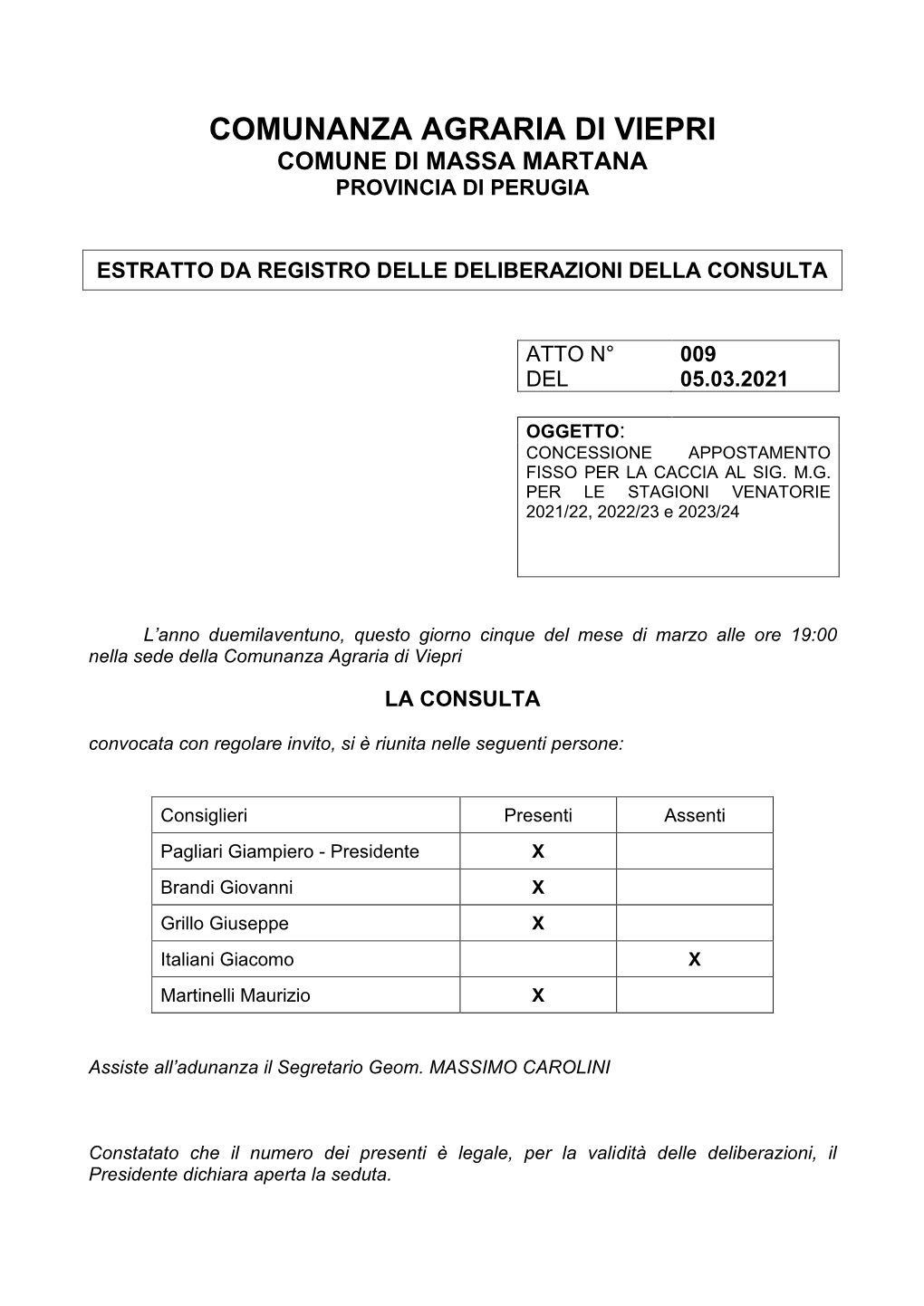 Comunanza Agraria Di Massa