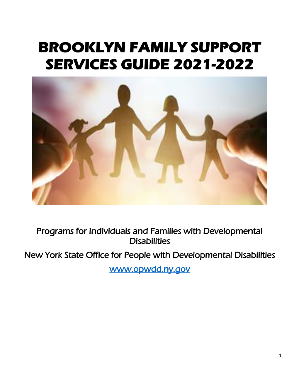 Brooklyn Family Support Services Guide 2021-2022