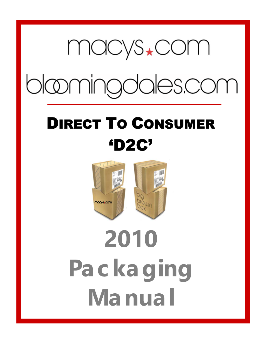 2010 Packaging Manual