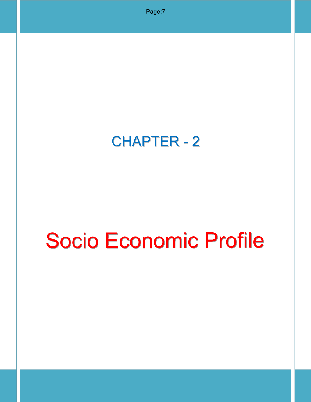 Socio Economic Profile\Chapter 2.Doc