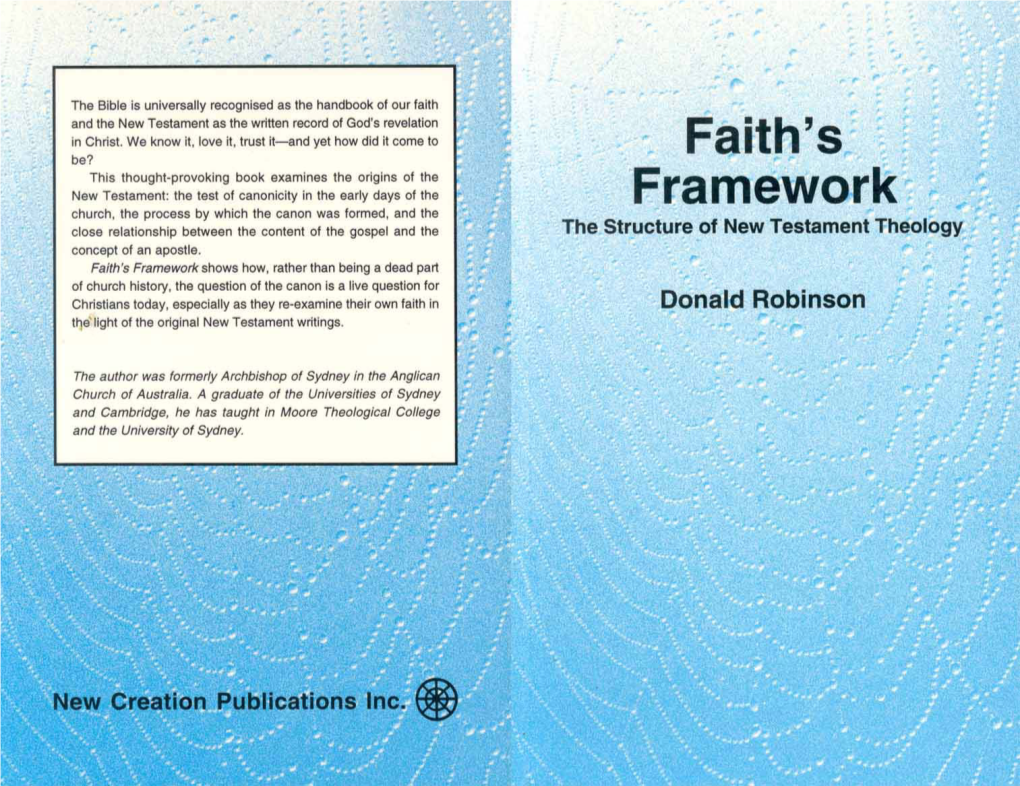 Faith's Framework