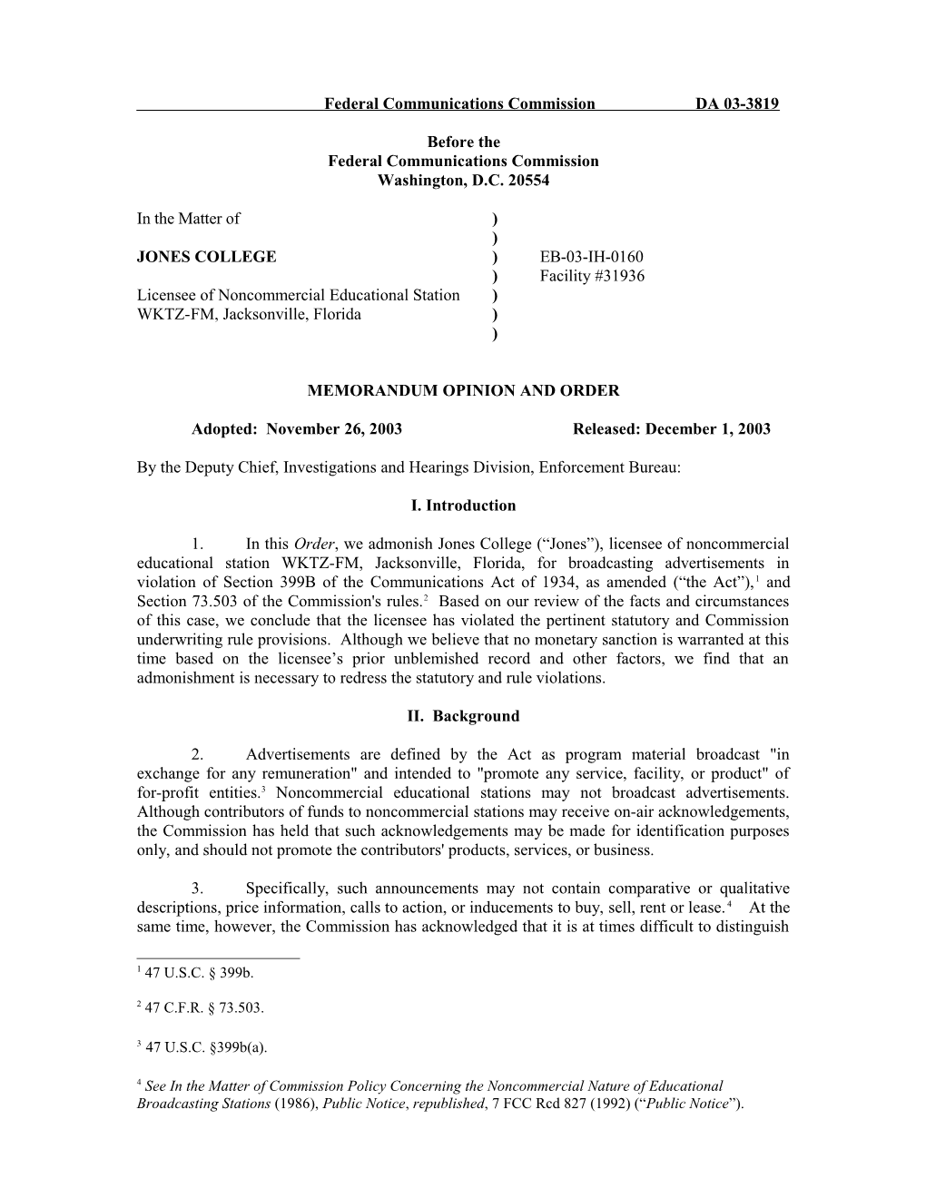 Memorandum Opinion and Order s18