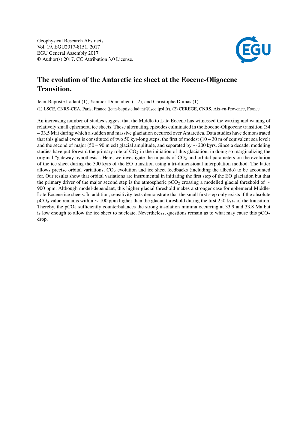 The Evolution of the Antarctic Ice Sheet at the Eocene-Oligocene Transition