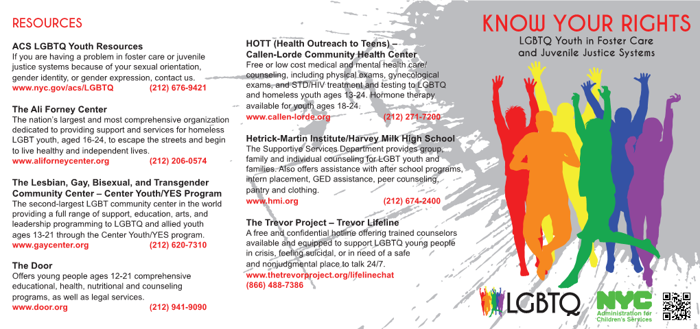 Download the Know Your Rights Brochure
