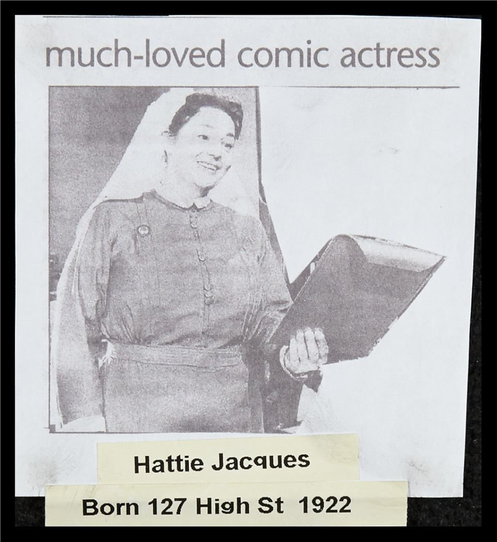 HATTIE JACQUES Born Josephine Edwina Jacques on February 7