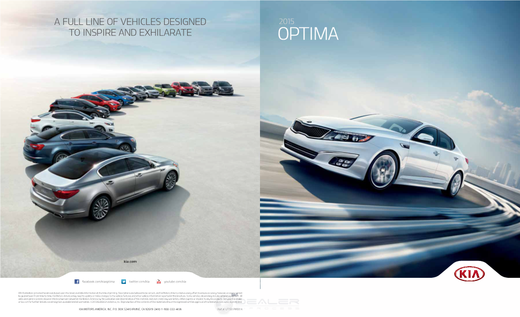 2015 Kia Optima Brochure