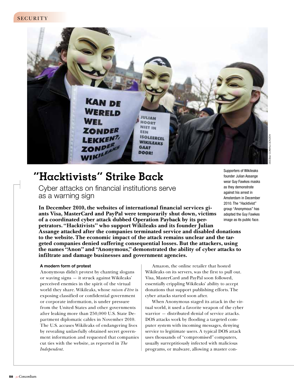 “Hacktivists” Strike Back