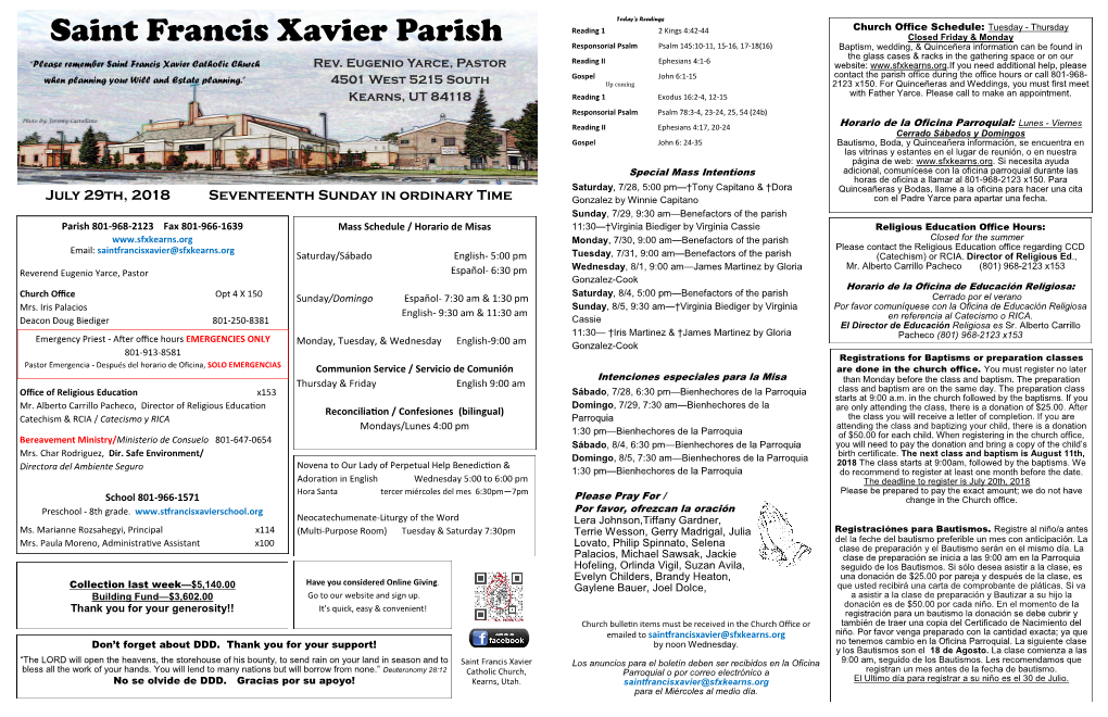 Saint Francis Xavier Parish
