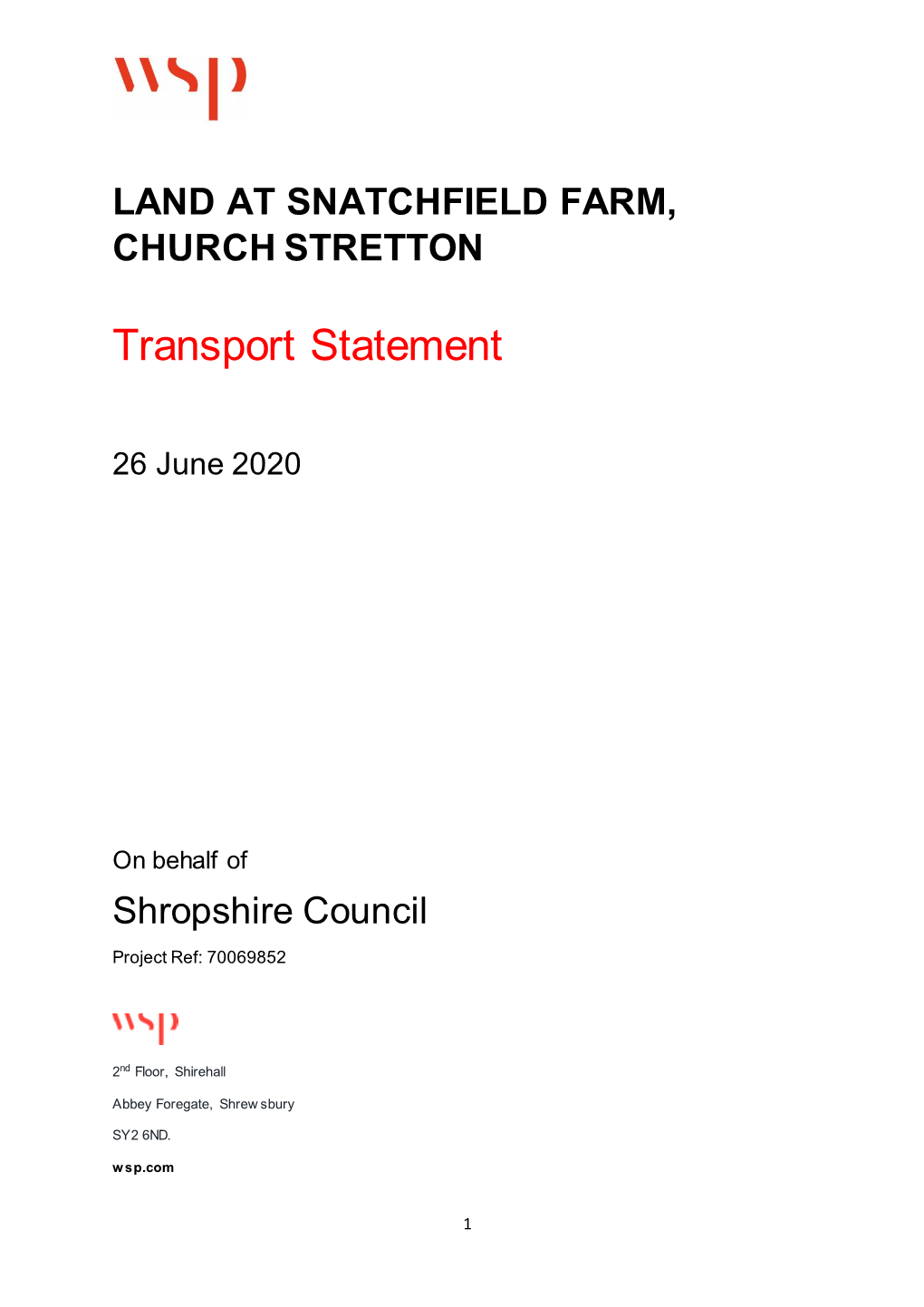 Transport Statement