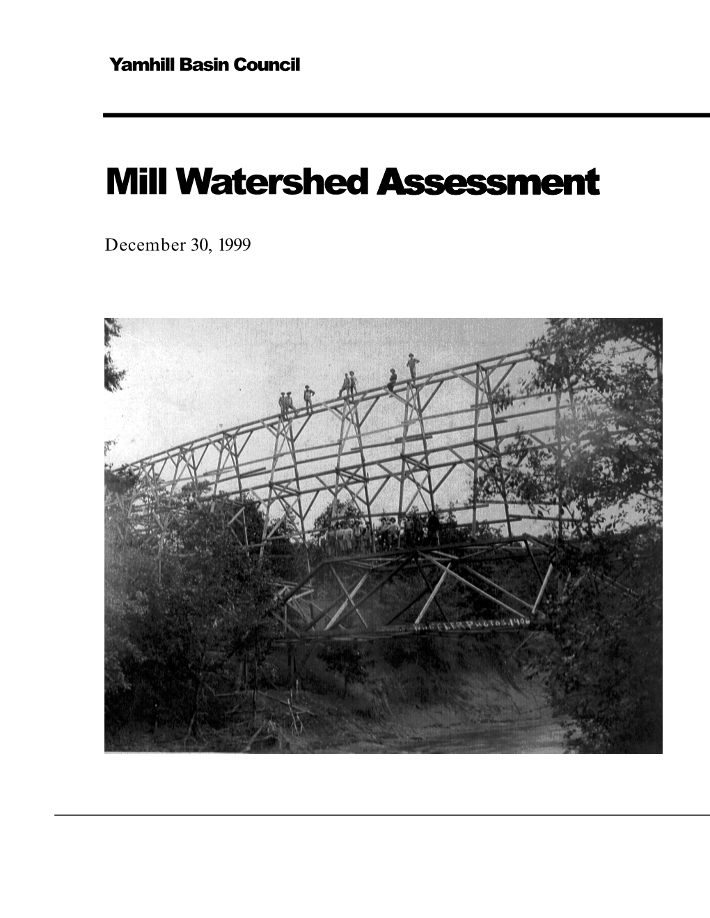 Mill Creek Watershed Assessment