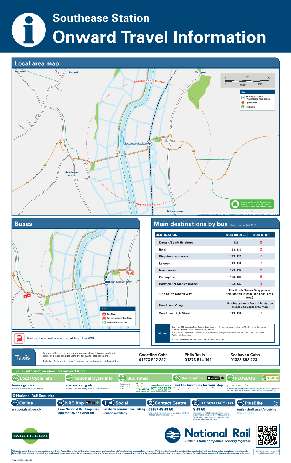 Main Destinations by Bus Local Area Map Buses Taxis