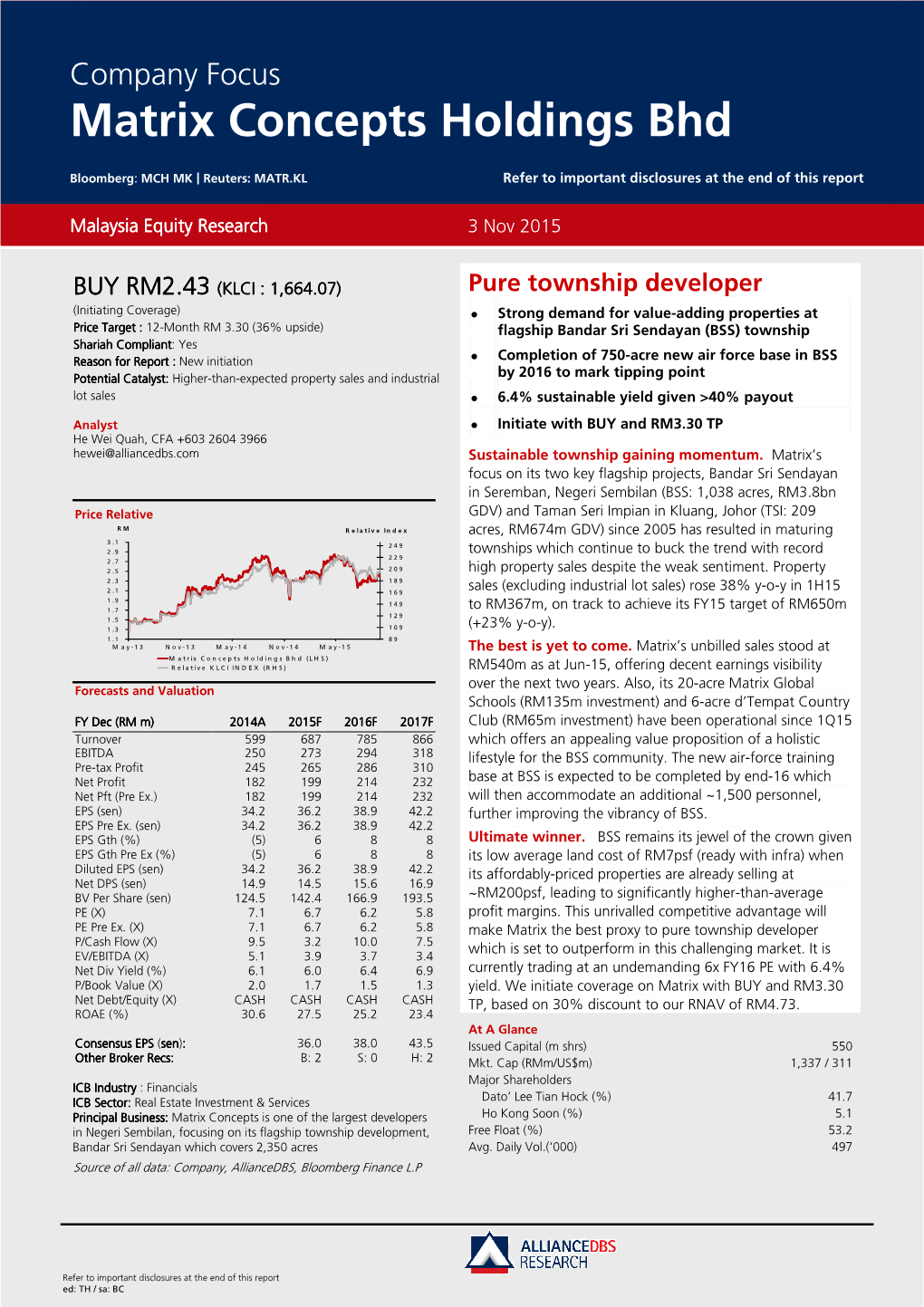 Matrix Concepts Holdings Bhd