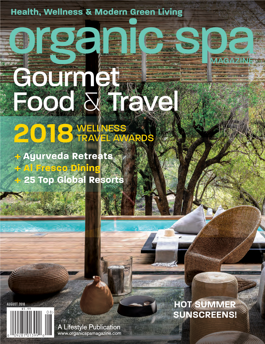 WELLNESS TRAVEL AWARDS + Ayurveda Retreats + Al Fresco Dining + 25 Top Global Resorts