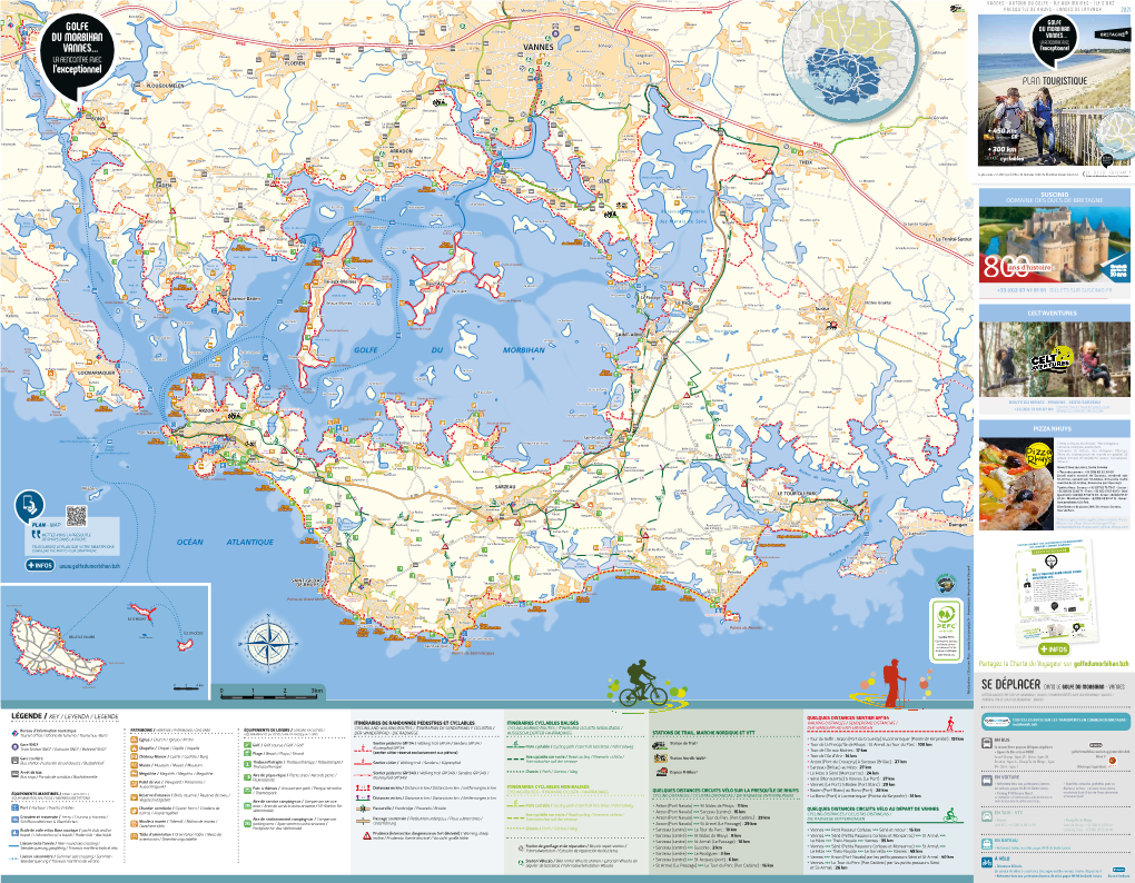 Plan Presqu'île De Rhuys Randonnées – Vélo