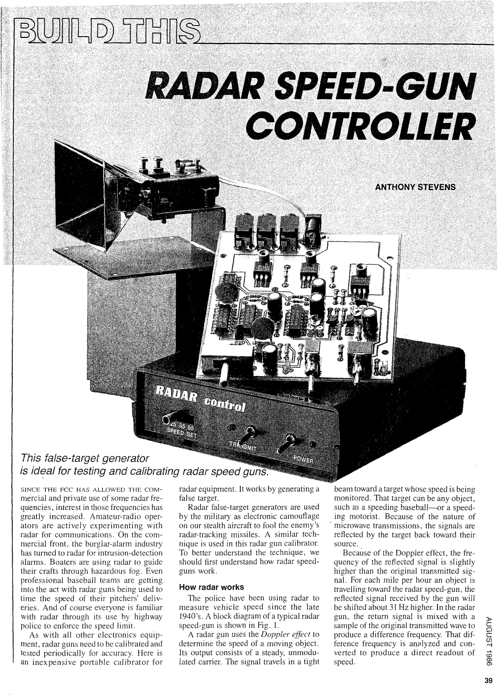 Radar Speed-Gun Controller.Pdf