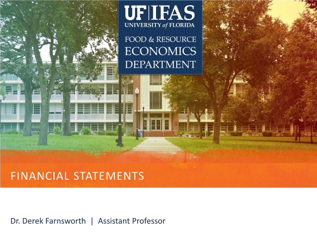 Financial Statements