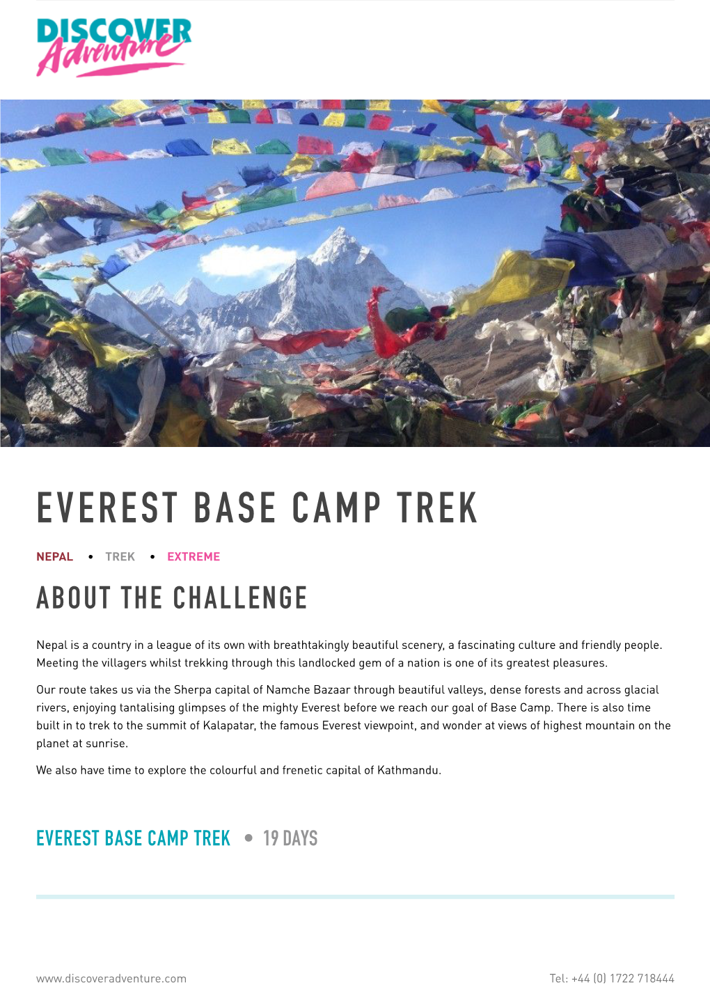 Everest Base Camp Trek