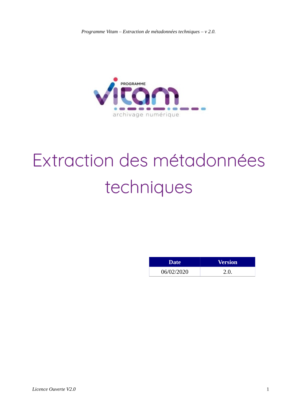 Extraction Des Métadonnées Techniques