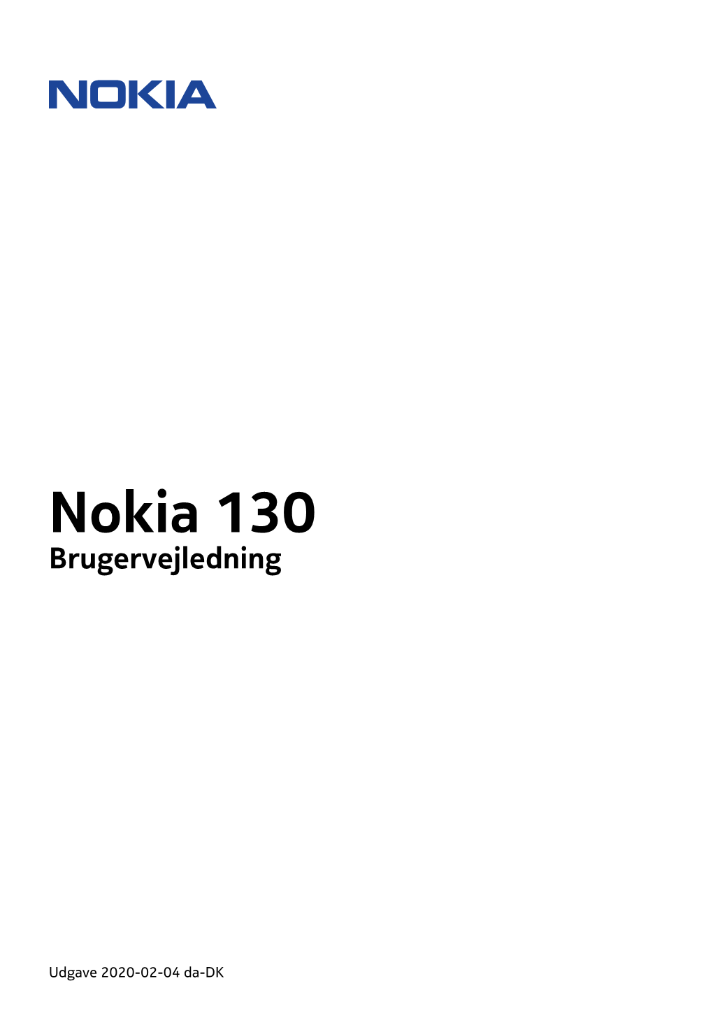 Nokia 130 Brugervejledning