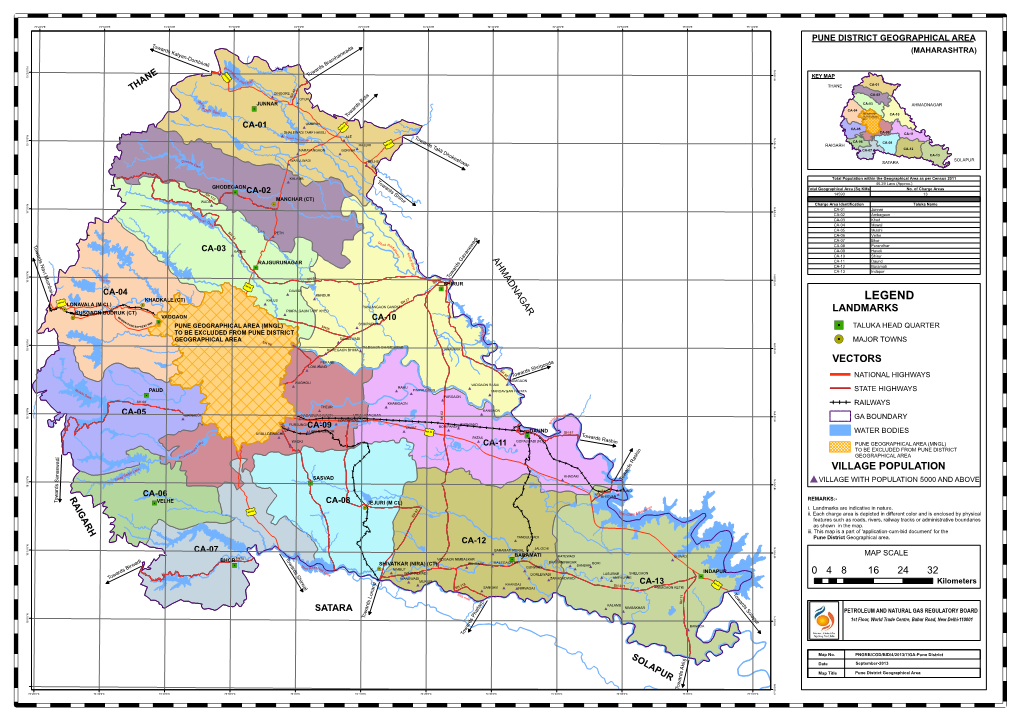 Pune District Geographical Area