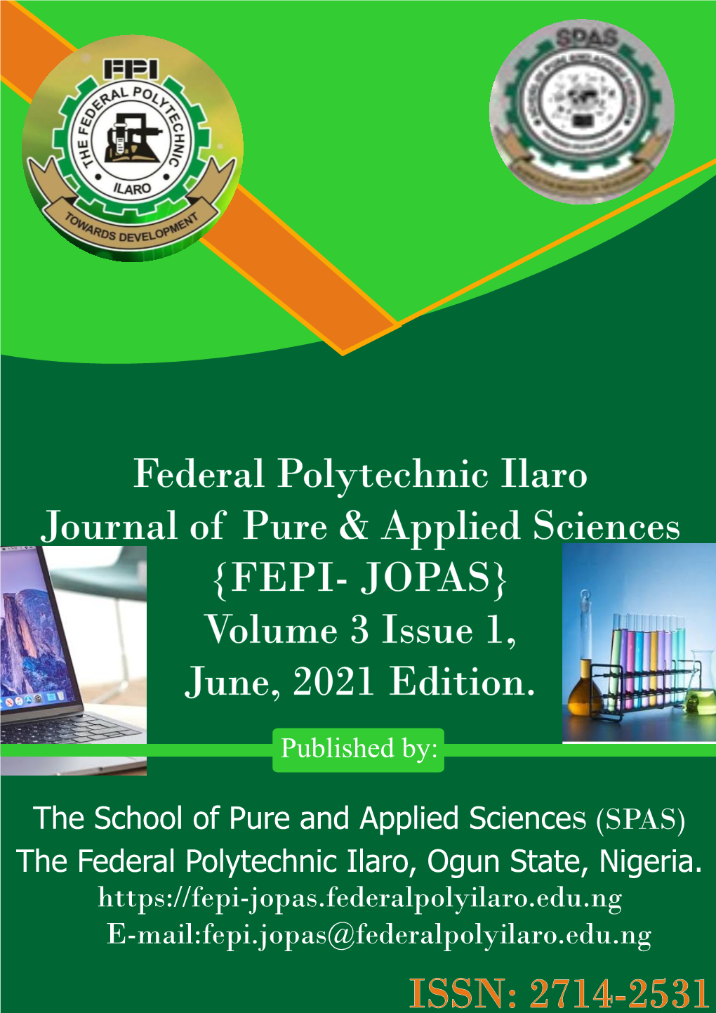 {FEPI- JOPAS} Volume 3 Issue 1, June, 2021 Edition