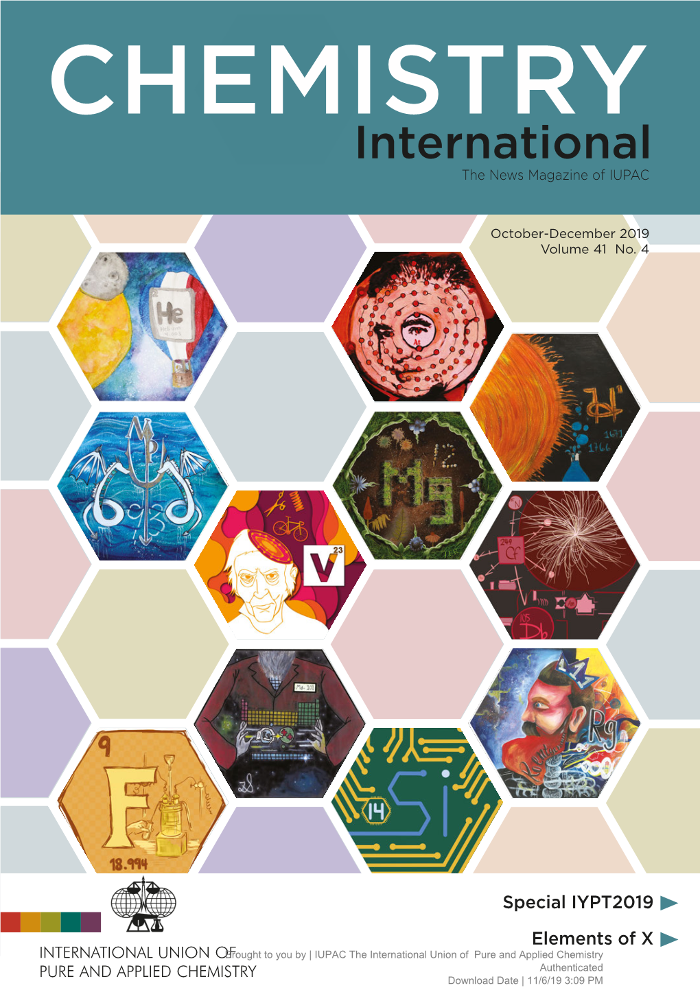 CHEMISTRY International October-December 2019 Volume 41 No